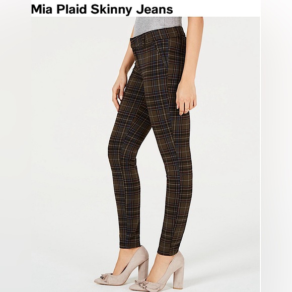 KUT - Mia Plaid Skinny Jeans - Picture 4 of 12